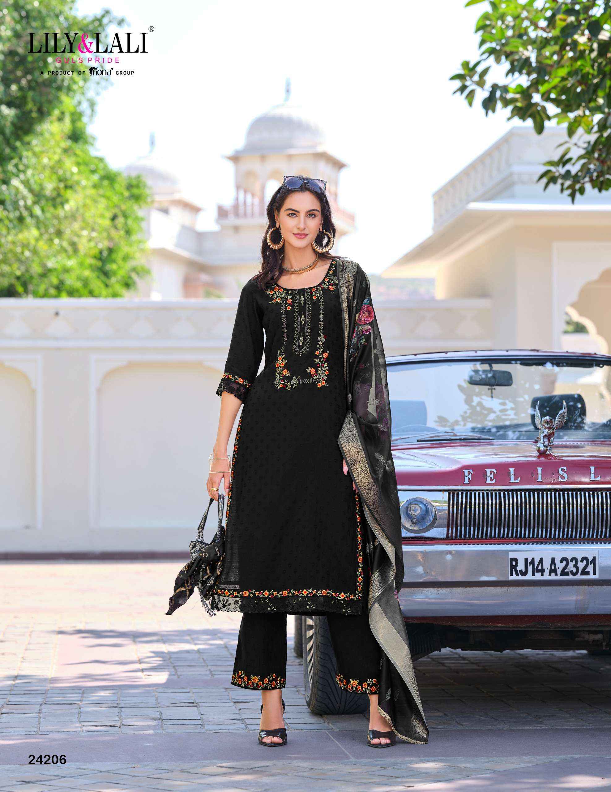 Lily & Lali Rubab Vol 2 Viscose Silk Kurti Combo 6 pcs Catalogue