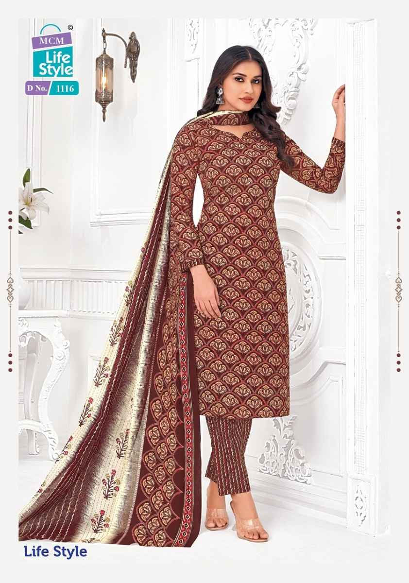 MCM Lifestyle Vol 11 Cotton Dress Material 12 pcs Catalogue