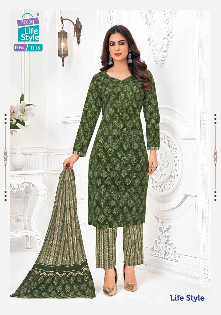 MCM Lifestyle Vol 11 Cotton Dress Material 12 pcs Catalogue