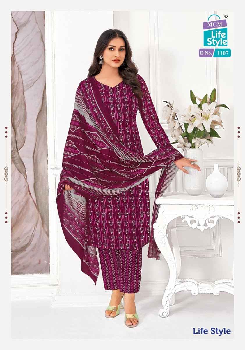 MCM Lifestyle Vol 11 Cotton Dress Material 12 pcs Catalogue
