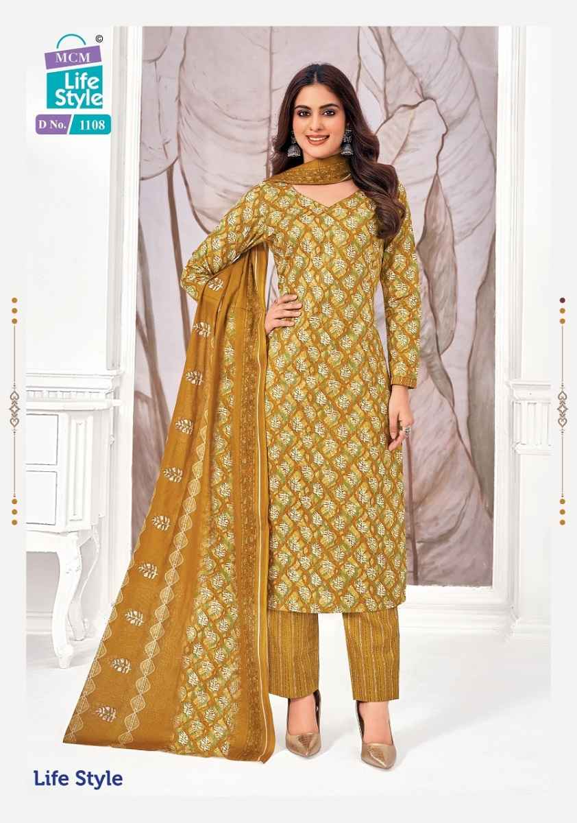 MCM Lifestyle Vol 11 Cotton Dress Material 12 pcs Catalogue