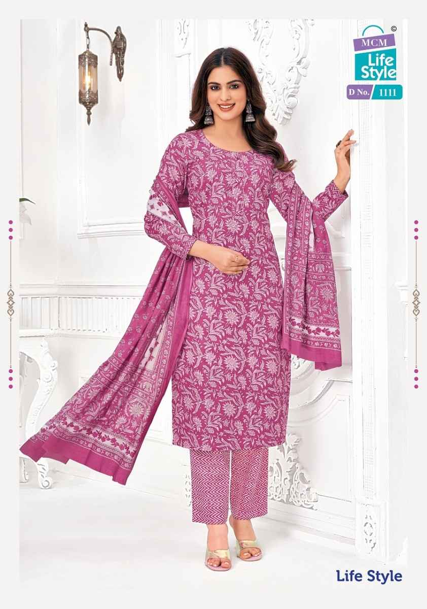 MCM Lifestyle Vol 11 Cotton Dress Material 12 pcs Catalogue