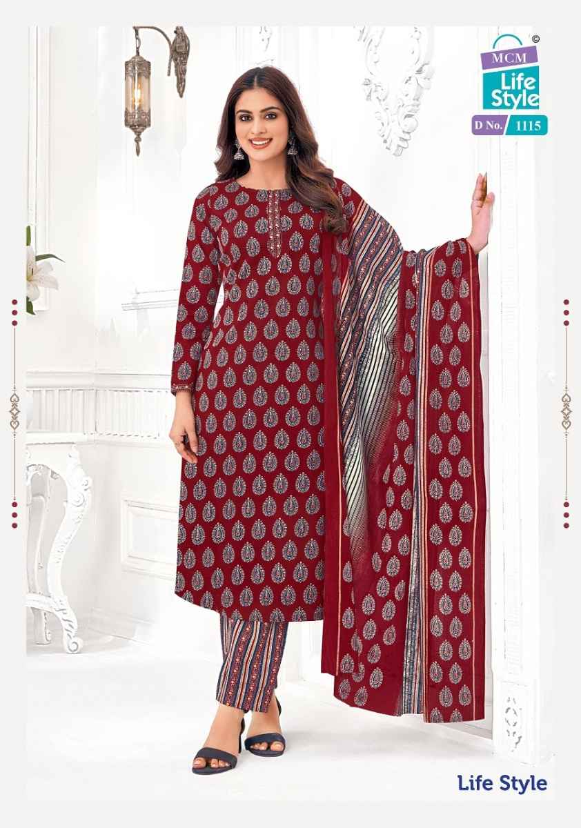 MCM Lifestyle Vol 11 Cotton Dress Material 12 pcs Catalogue