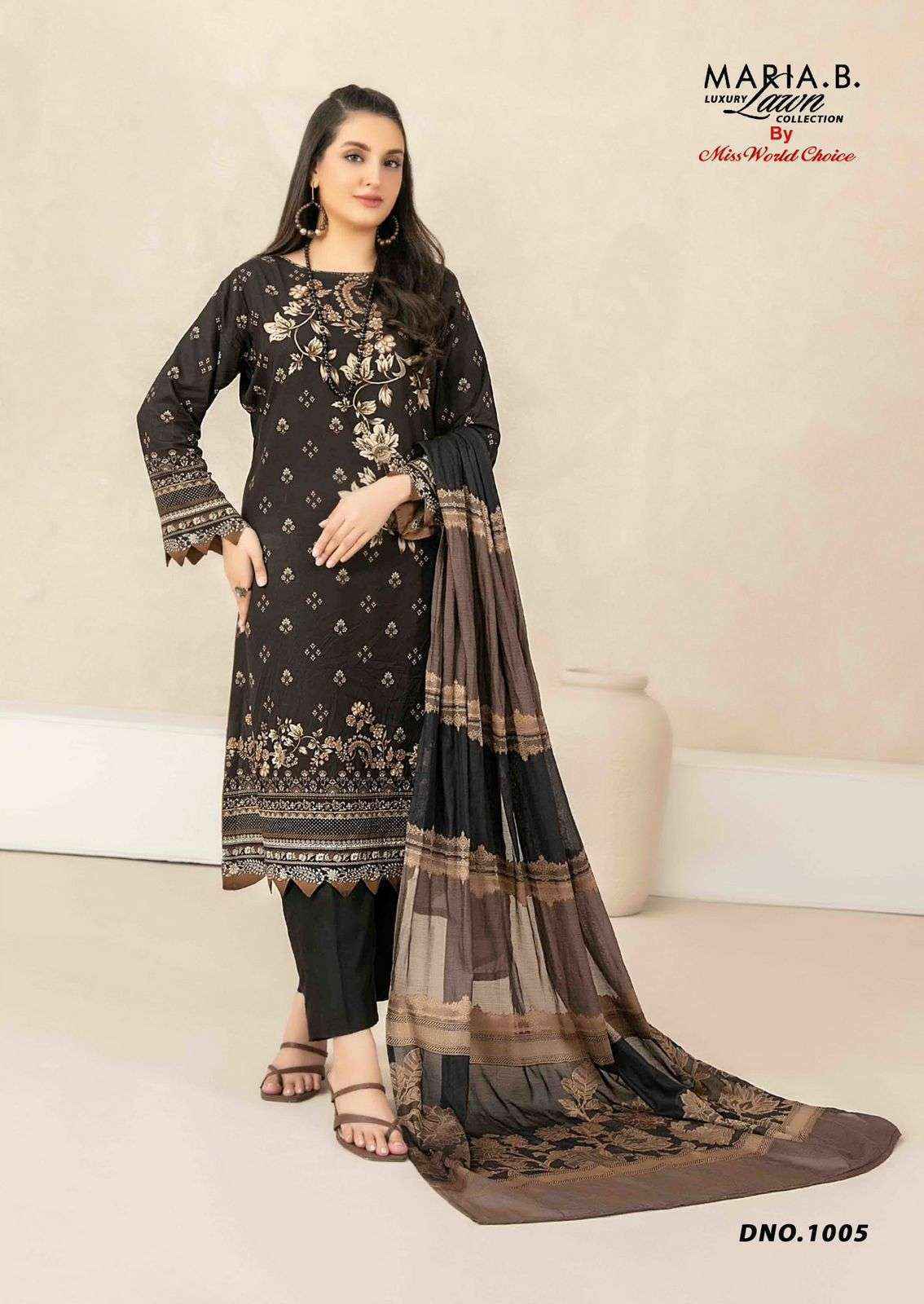 Miss World Choice Maria B Vol 1 Cotton Dress Material 6 pcs Catalogue