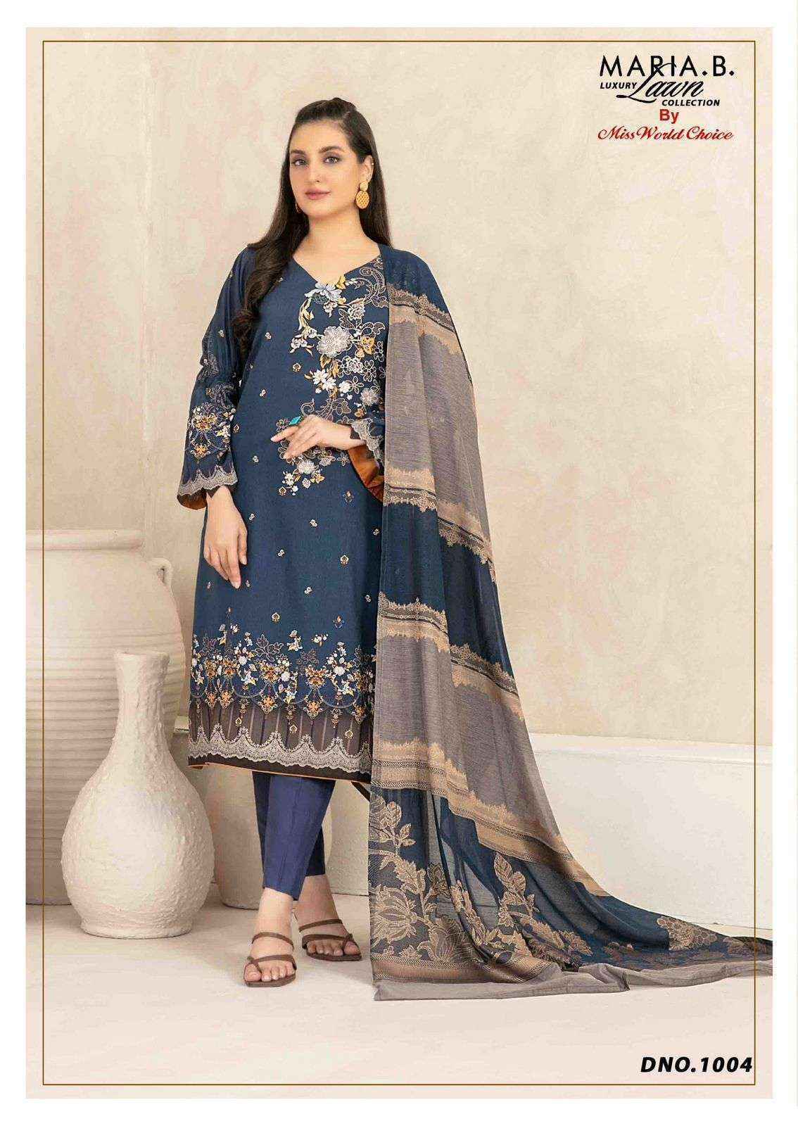 Miss World Choice Maria B Vol 1 Cotton Dress Material 6 pcs Catalogue