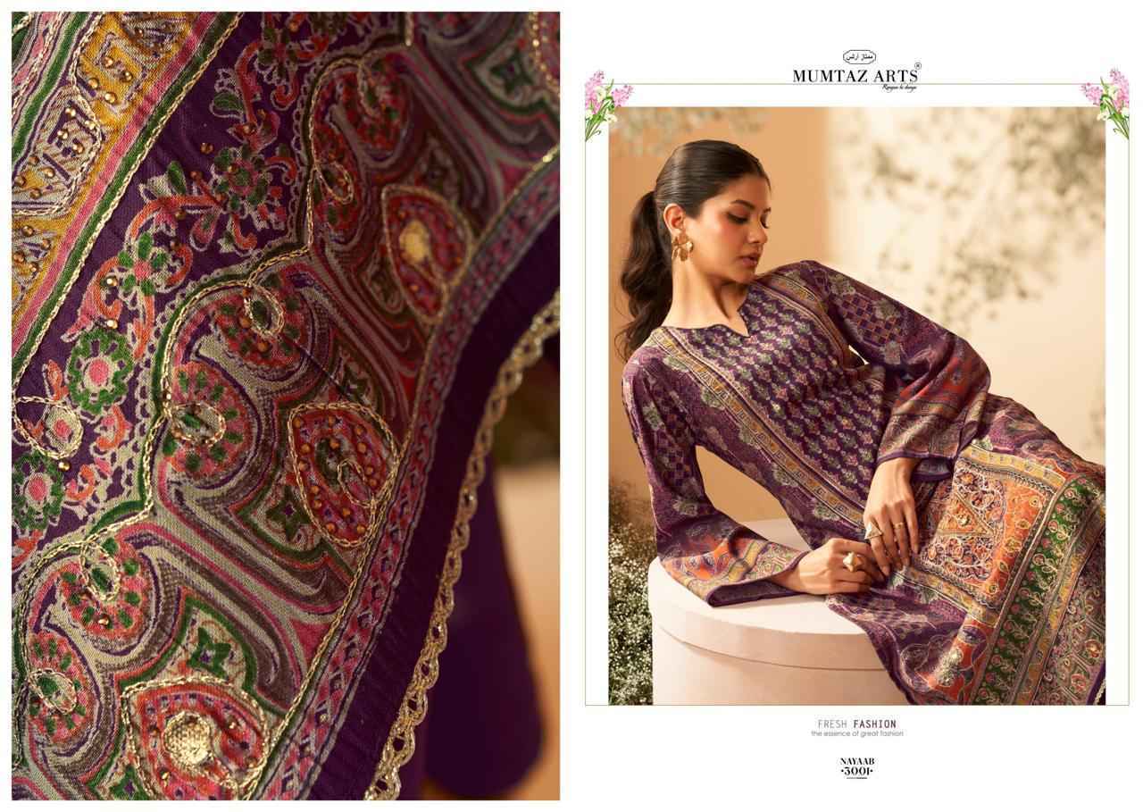 Mumtaz Arts Nayaab Vol 3 Viscose Dress Material 6 pcs Catalogue
