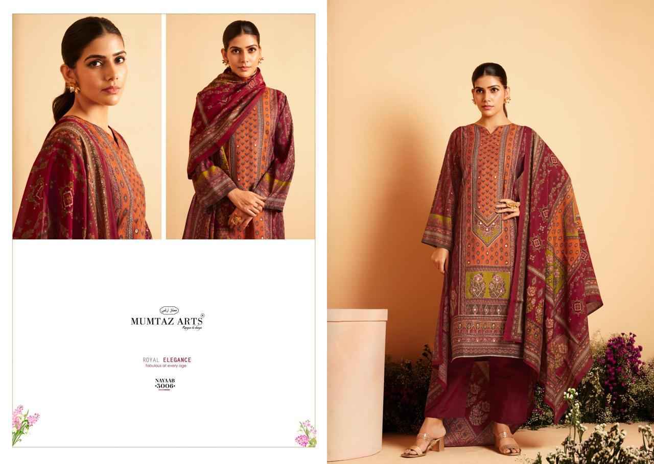 Mumtaz Arts Nayaab Vol 3 Viscose Dress Material 6 pcs Catalogue