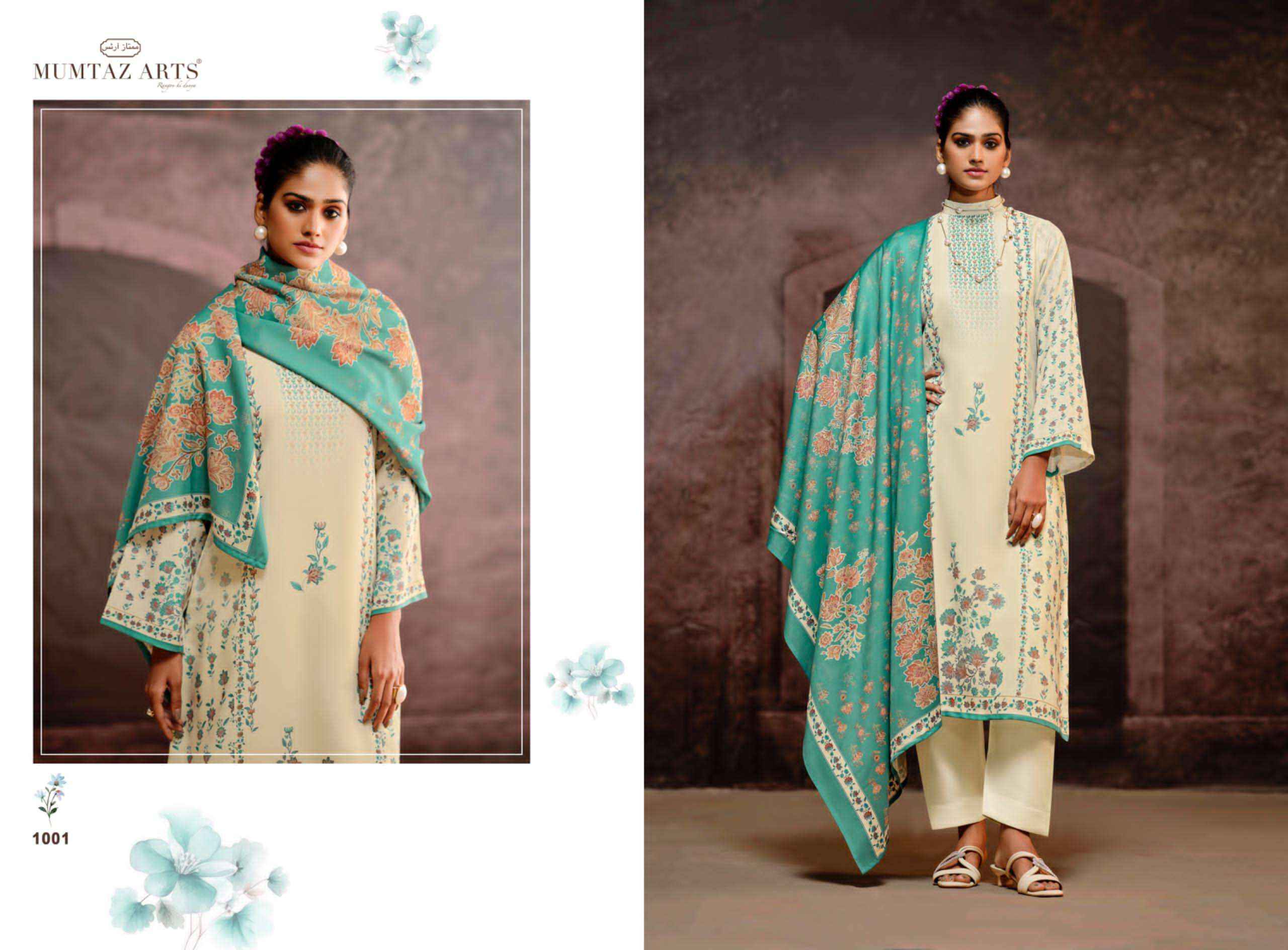 Mumtaz Arts Silsila Pashmina Dress Material 5 pcs Catalogue