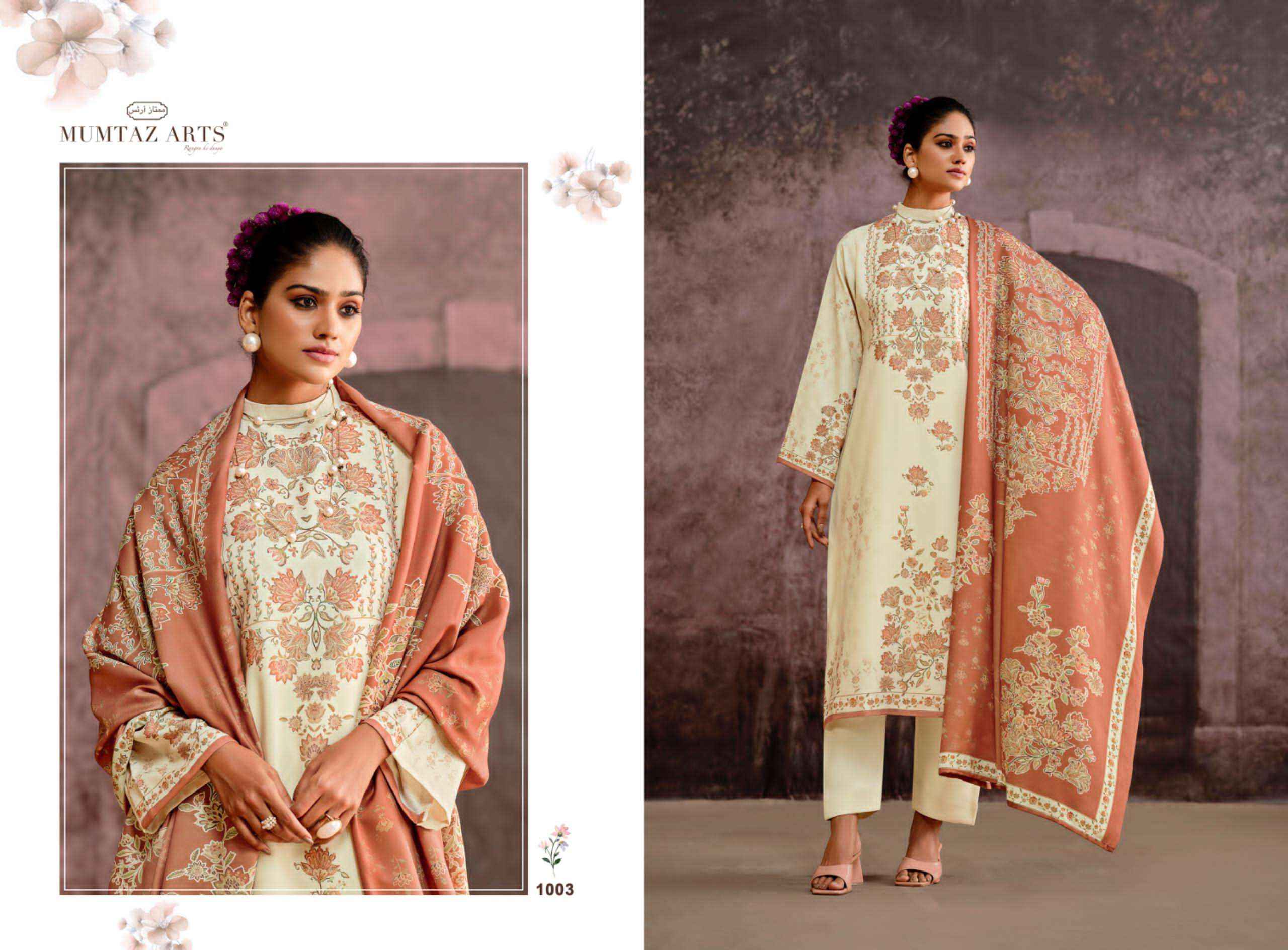Mumtaz Arts Silsila Pashmina Dress Material 5 pcs Catalogue