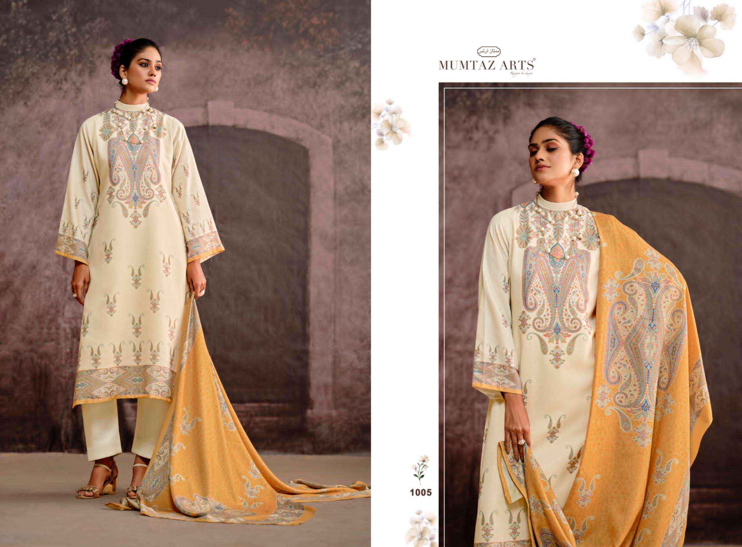 Mumtaz Arts Silsila Pashmina Dress Material 5 pcs Catalogue