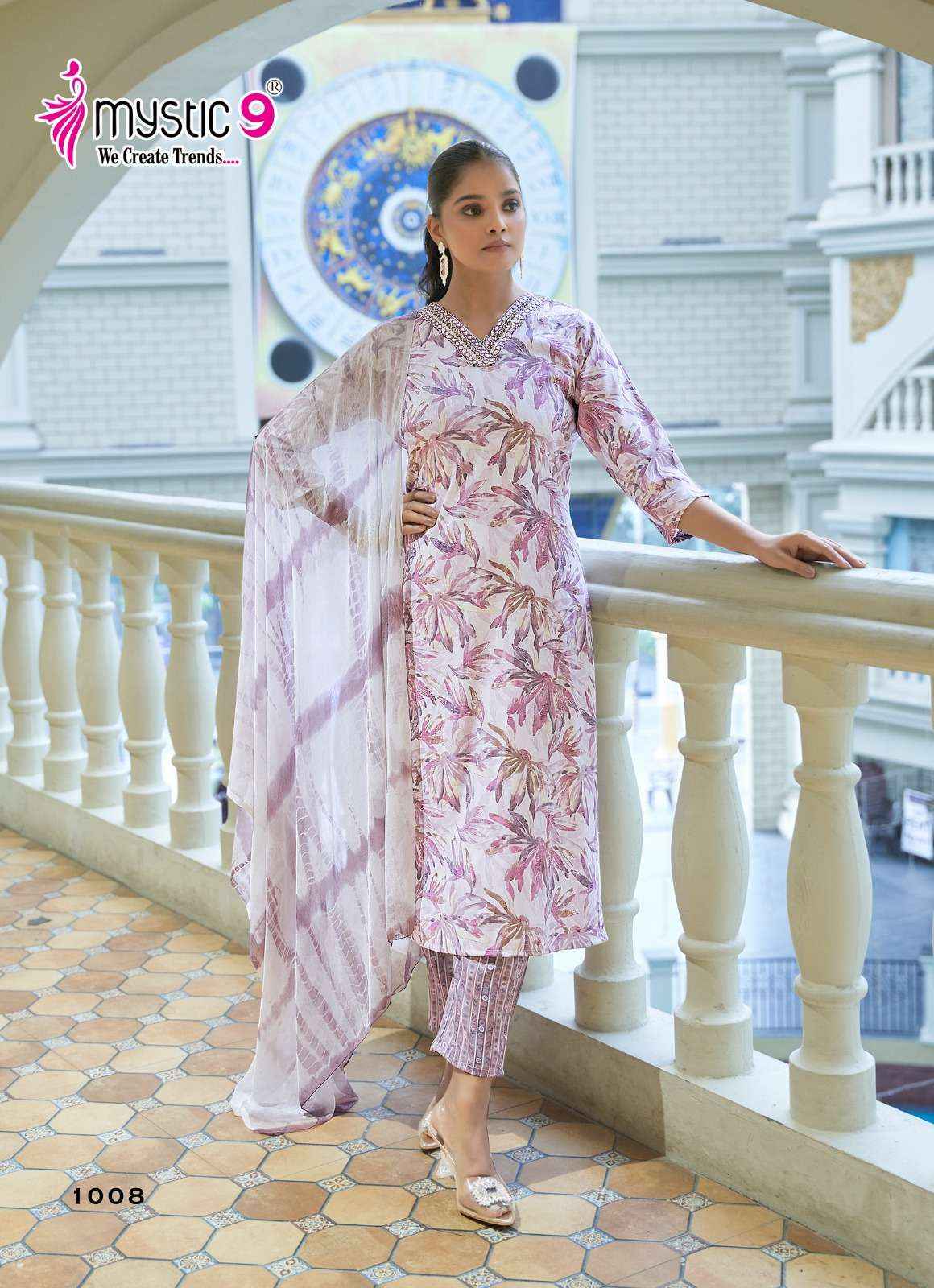 Mystic 9 Padma Vol 1 Bamboo Foil Kurti Combo 8 pcs Catalogue