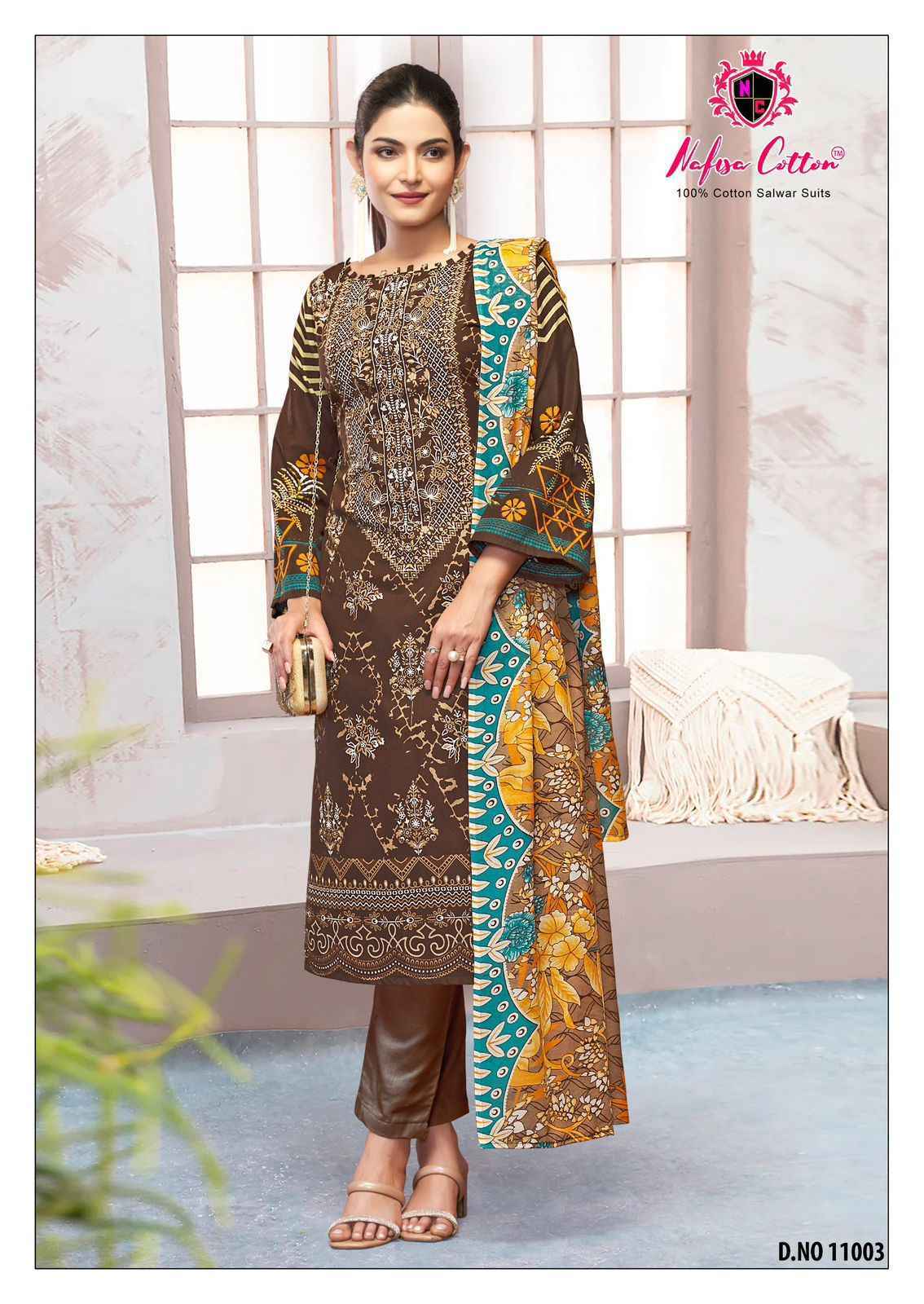 Nafisa Cotton Safina Vol 11 Cotton Dress Material 6 pcs Catalogue