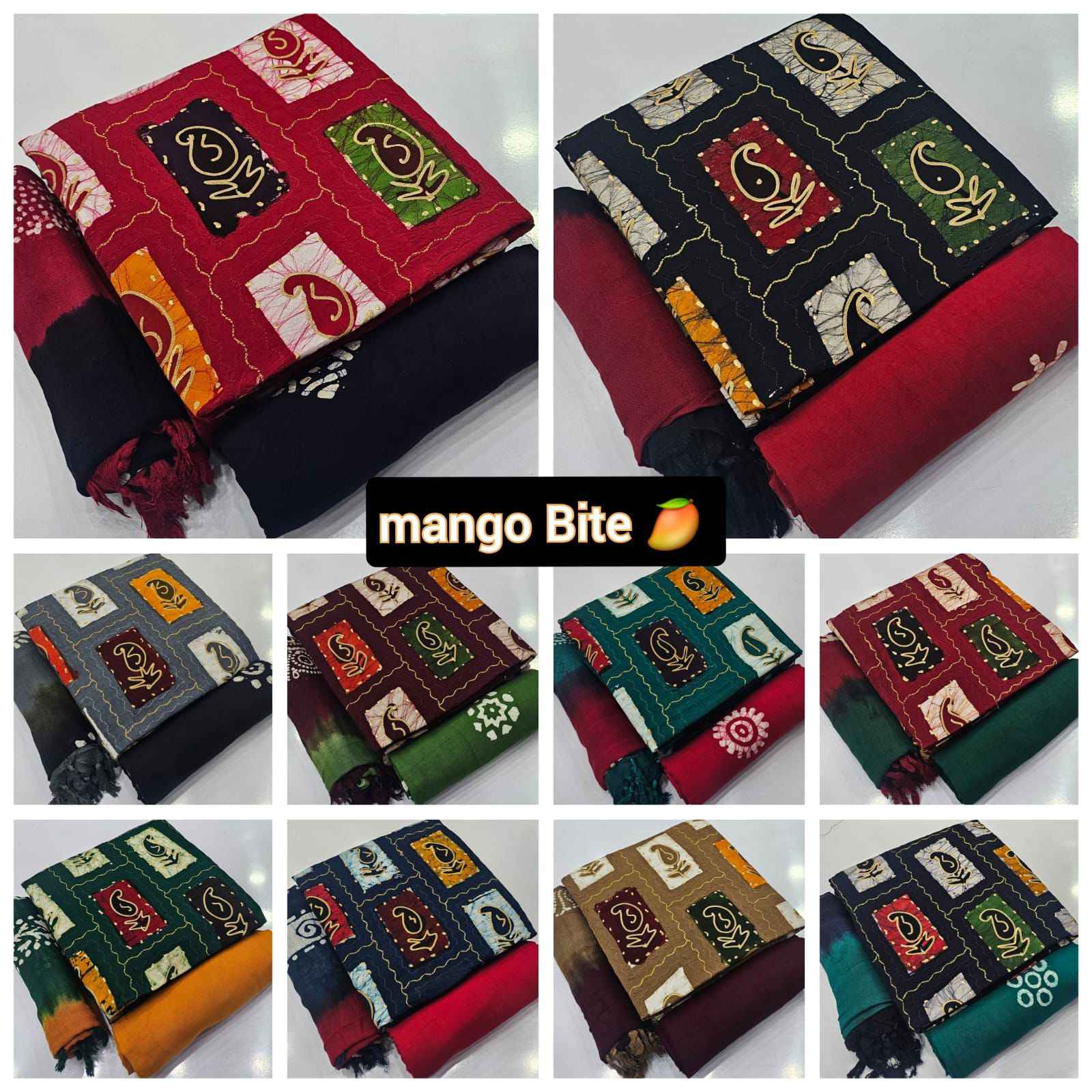 NSF Mango bite VOL 1 Rayon Dress Material 10 pcs Catalogue