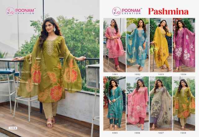 Poonam Creation Pashmina Viscouse Tissue Kurti Combo 8 pcs Catalogue