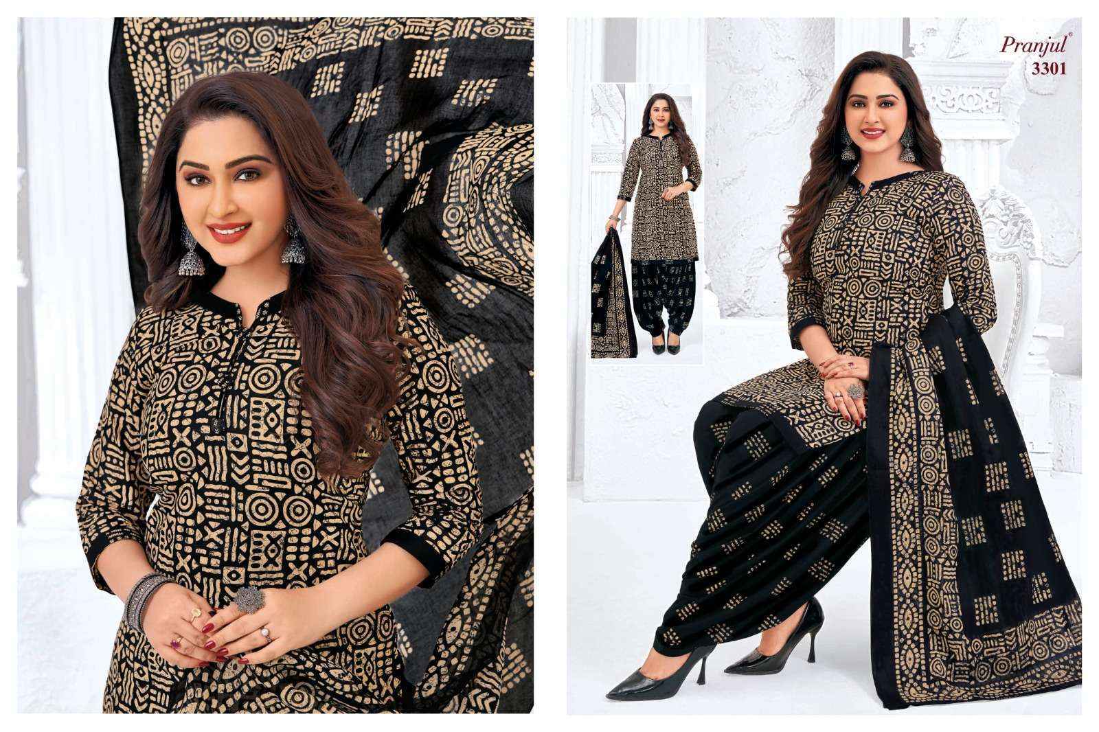 Pranjul Priyanshi Vol 33 Cotton Dress Material 36 pcs Catalogue