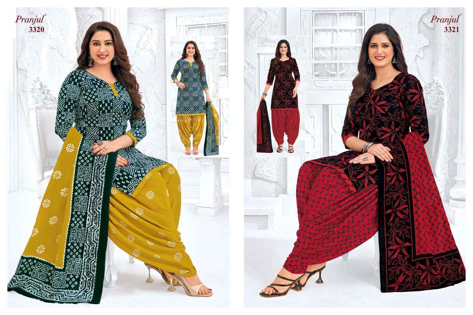 Pranjul Priyanshi Vol 33 Cotton Dress Material 36 pcs Catalogue