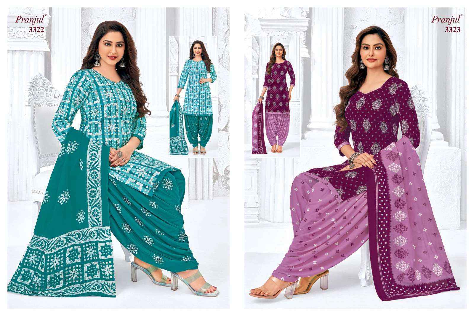 Pranjul Priyanshi Vol 33 Cotton Dress Material 36 pcs Catalogue
