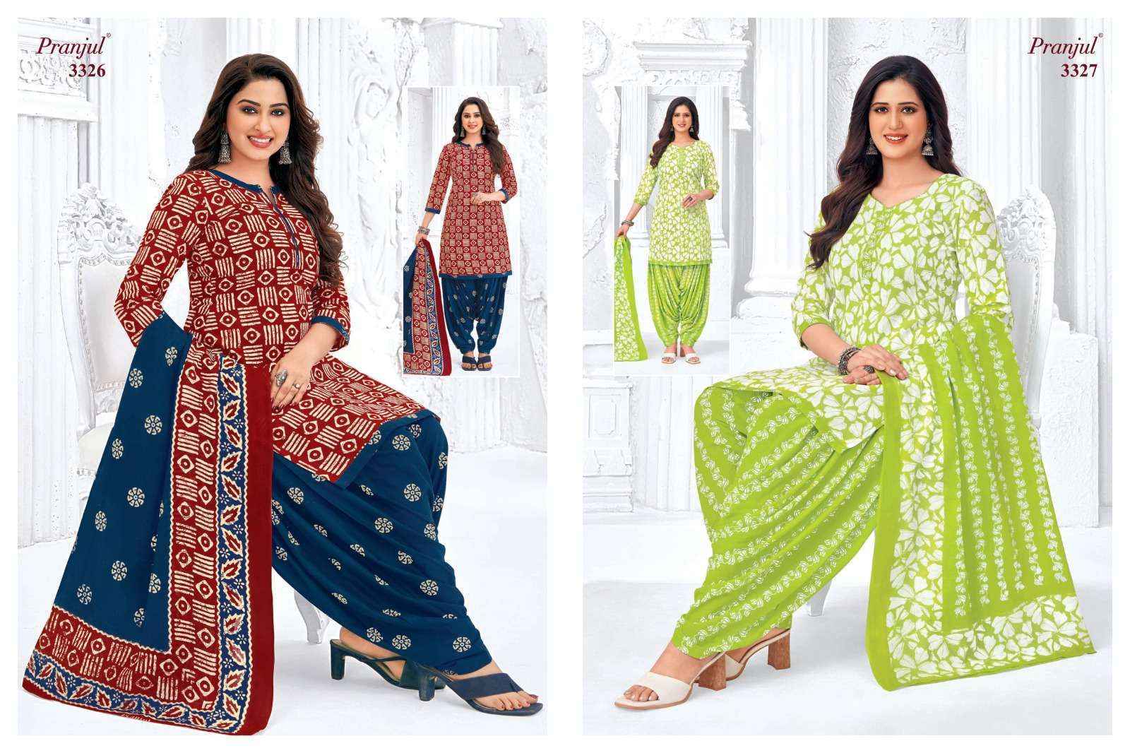 Pranjul Priyanshi Vol 33 Cotton Dress Material 36 pcs Catalogue