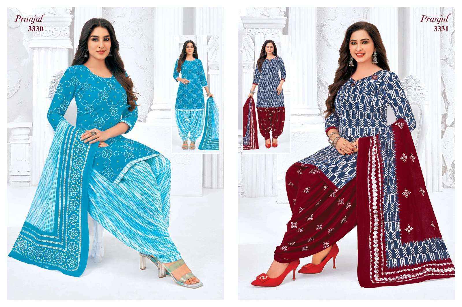 Pranjul Priyanshi Vol 33 Cotton Dress Material 36 pcs Catalogue