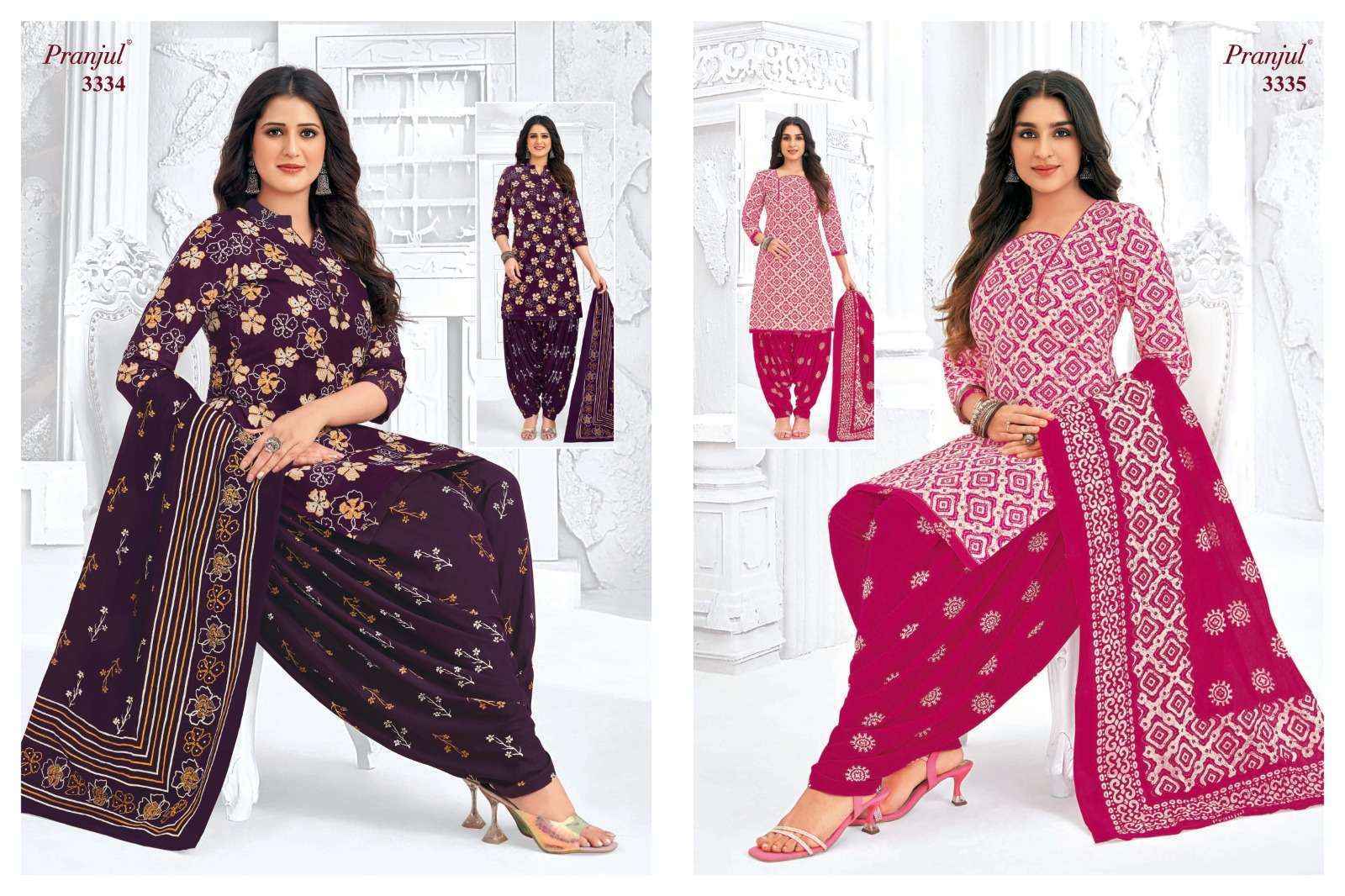 Pranjul Priyanshi Vol 33 Cotton Dress Material 36 pcs Catalogue