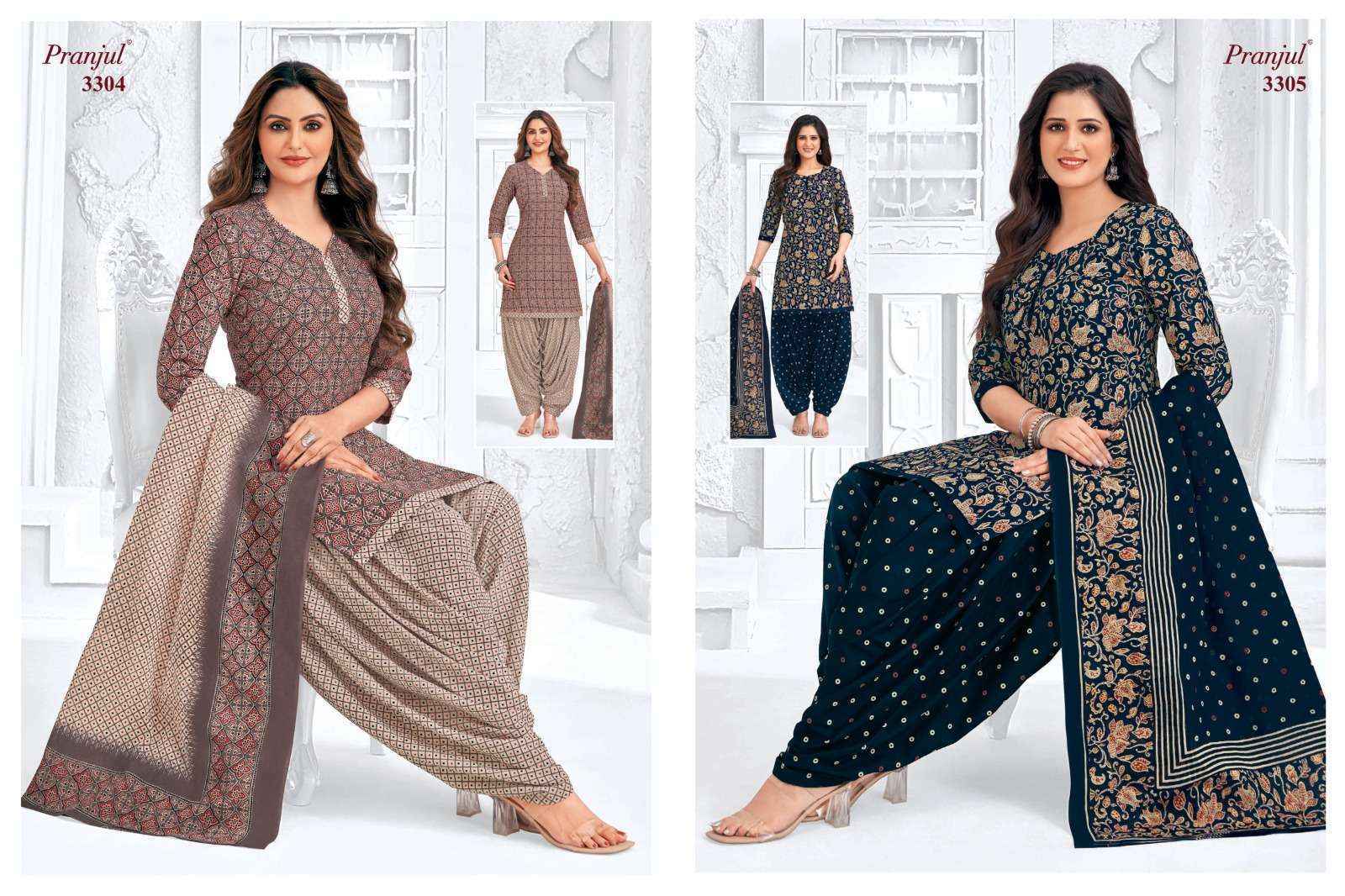 Pranjul Priyanshi Vol 33 Cotton Dress Material 36 pcs Catalogue