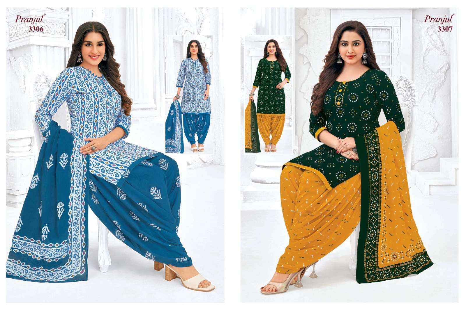 Pranjul Priyanshi Vol 33 Cotton Dress Material 36 pcs Catalogue