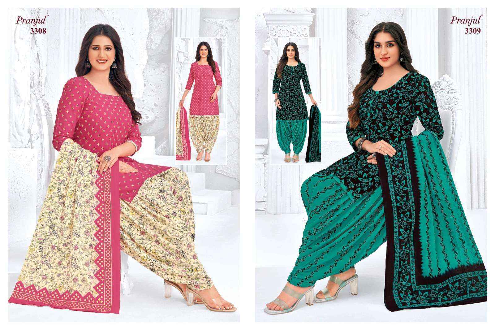 Pranjul Priyanshi Vol 33 Cotton Dress Material 36 pcs Catalogue