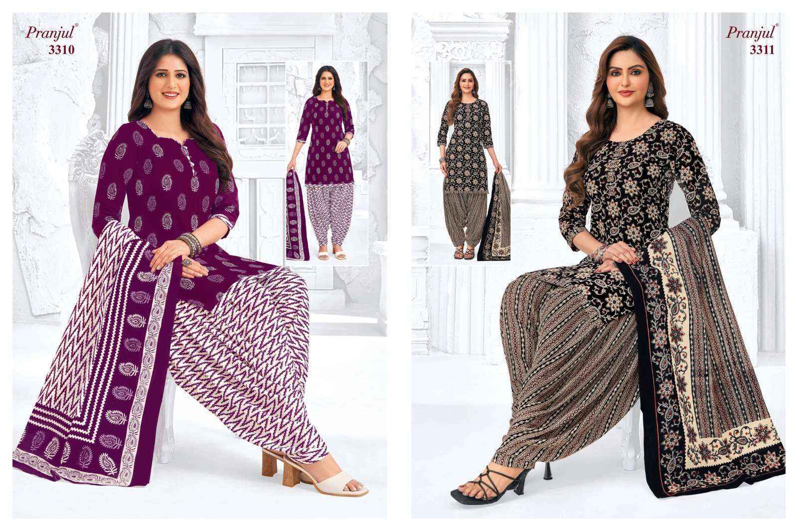 Pranjul Priyanshi Vol 33 Cotton Dress Material 36 pcs Catalogue