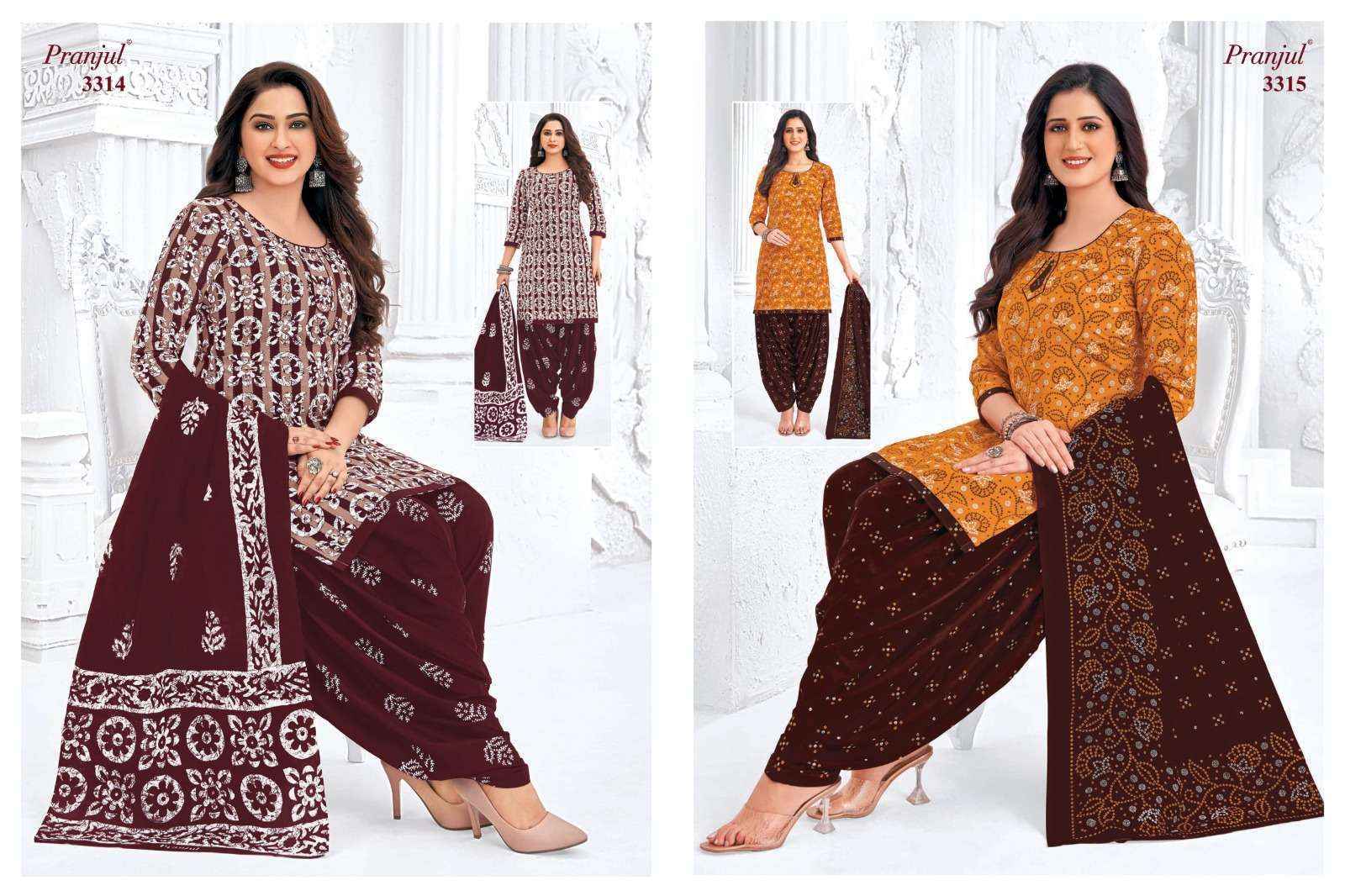 Pranjul Priyanshi Vol 33 Cotton Dress Material 36 pcs Catalogue
