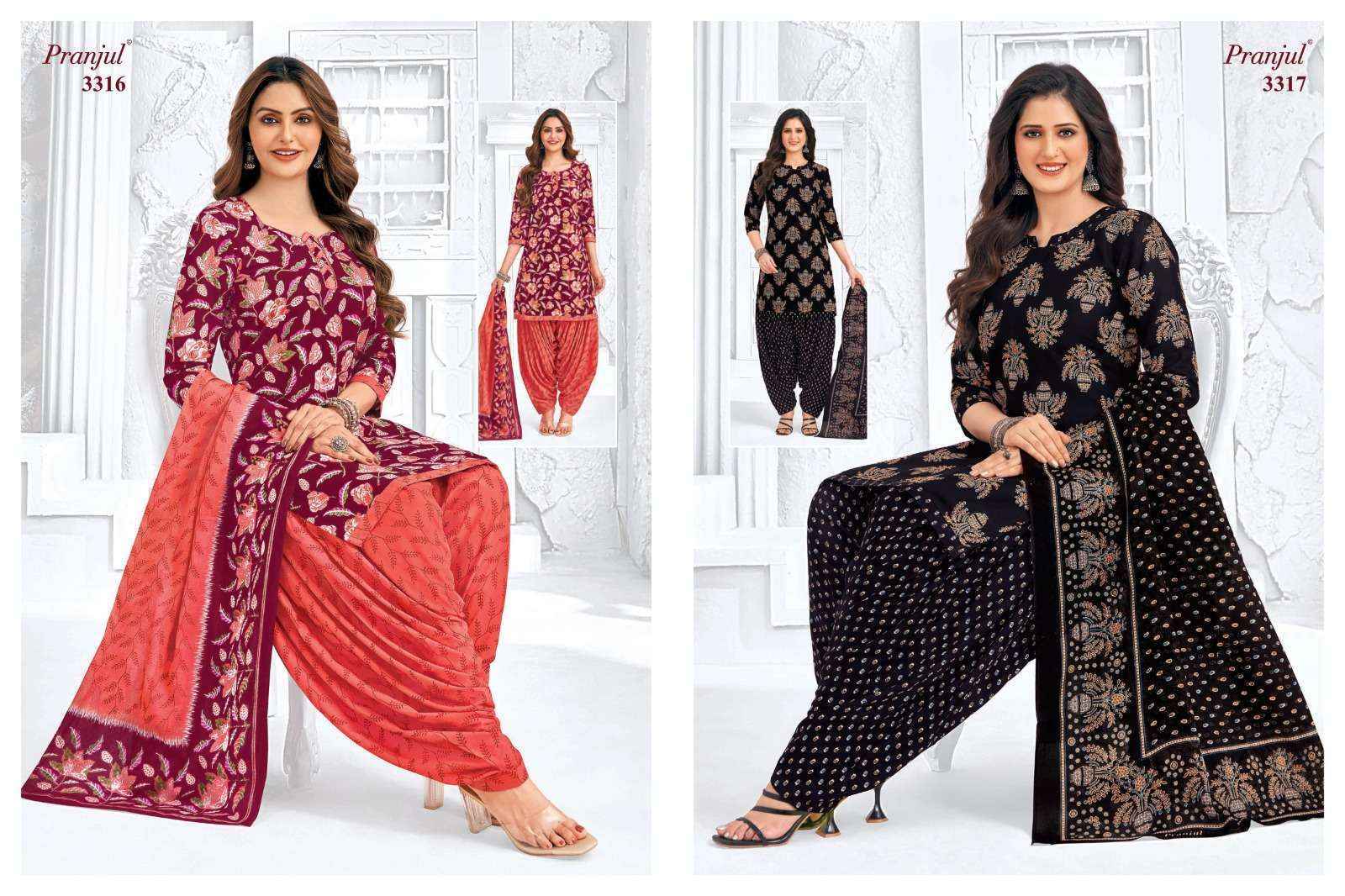 Pranjul Priyanshi Vol 33 Readymade Cotton Dress 30 pcs Catalogue