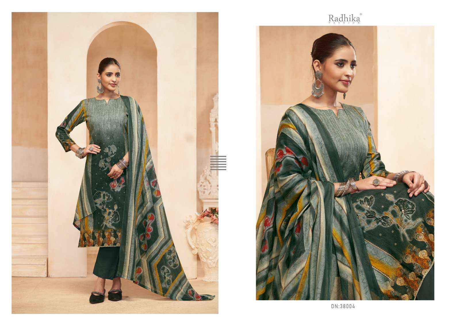 Radhika Fashion Azara Avnee Lawn Cotton Dress Material 4 pcs Catalogue