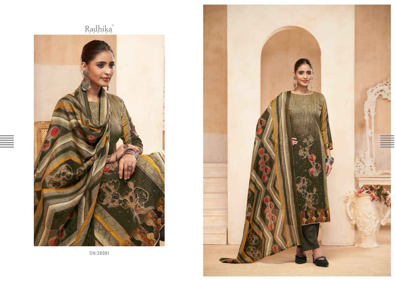 Radhika Fashion Azara Avnee Lawn Cotton Dress Material 4 pcs Catalogue