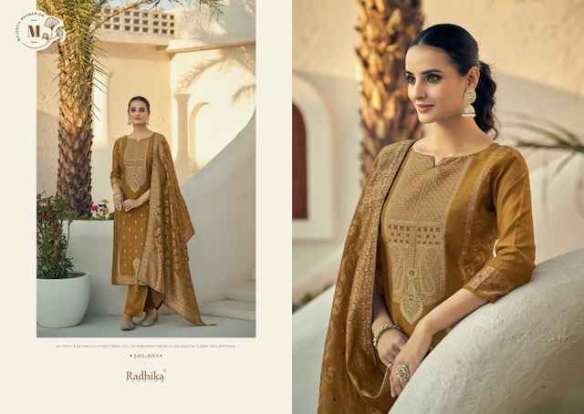 Radhika Fashion Azara Banarasi Adha Vol 2 Cotton Jacquard Dress Material 6 pcs Catalogue