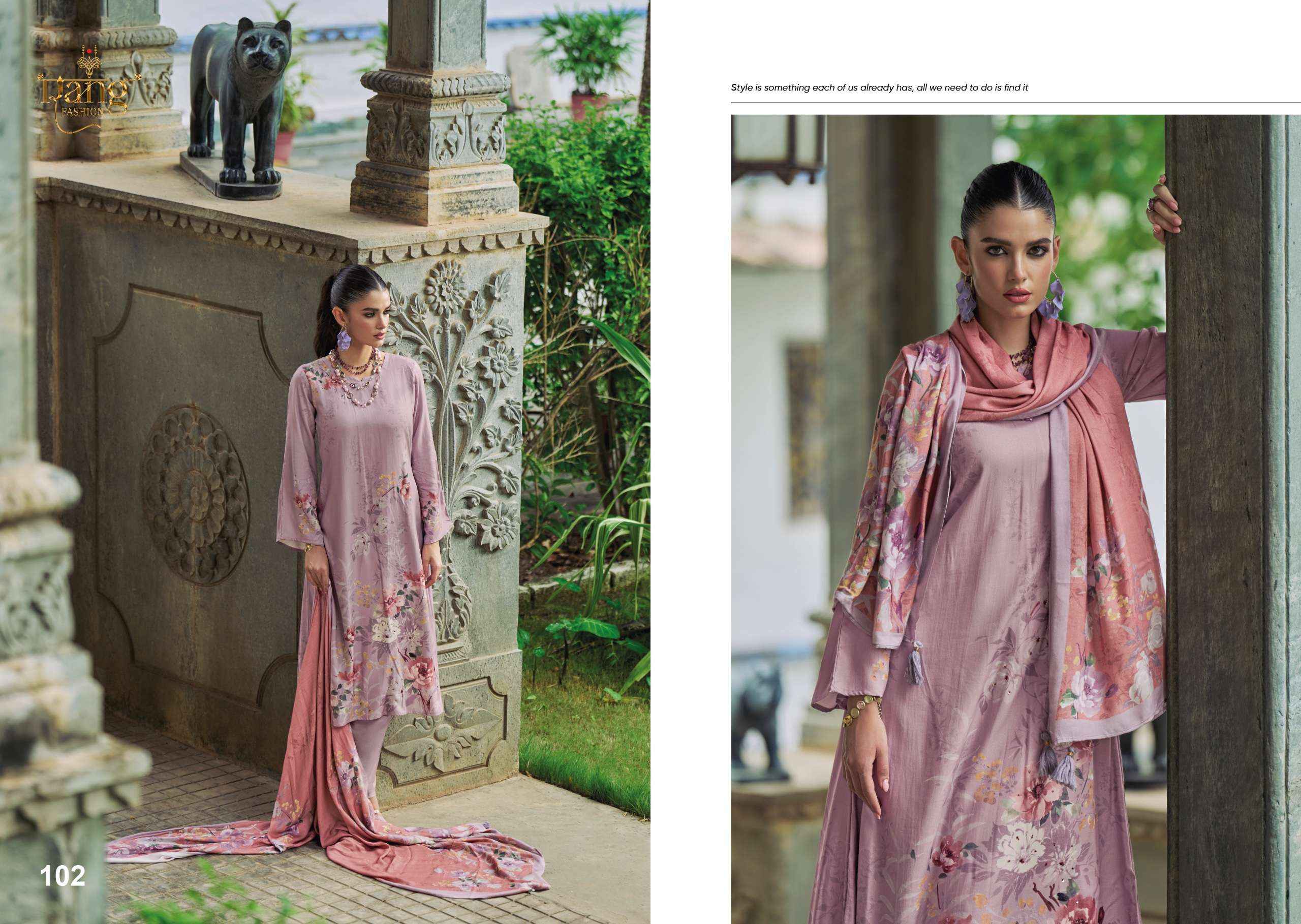 Rang Fashion Venetian Vol 2 Viscouse Musline Dress Material 4 pcs Catalogue