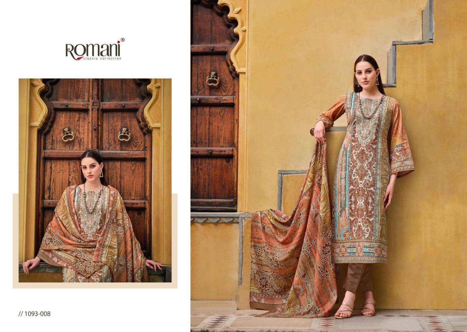Romani Aarzu Vol 10 Cotton Dress Material 8 pcs Catalogue