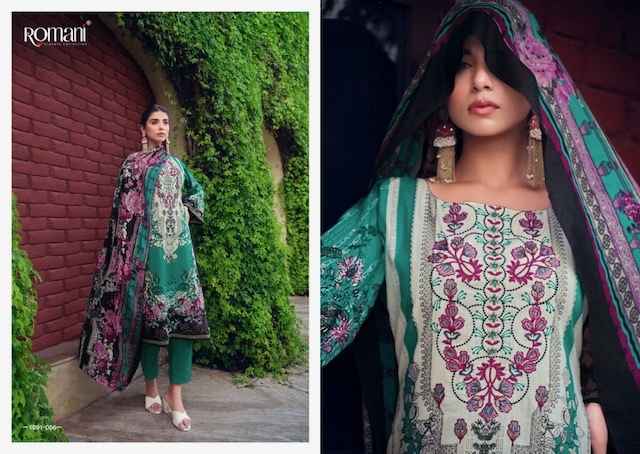 Romani Aarzu Vol 8 Cotton Dress Material 8 pcs Catalogue
