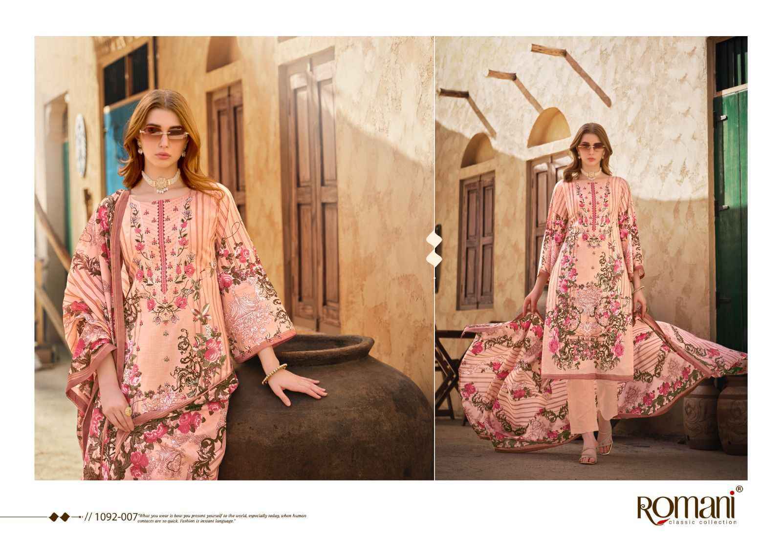 Romani Aarzu Vol 9 Cotton Dress Material 8 pcs Catalogue
