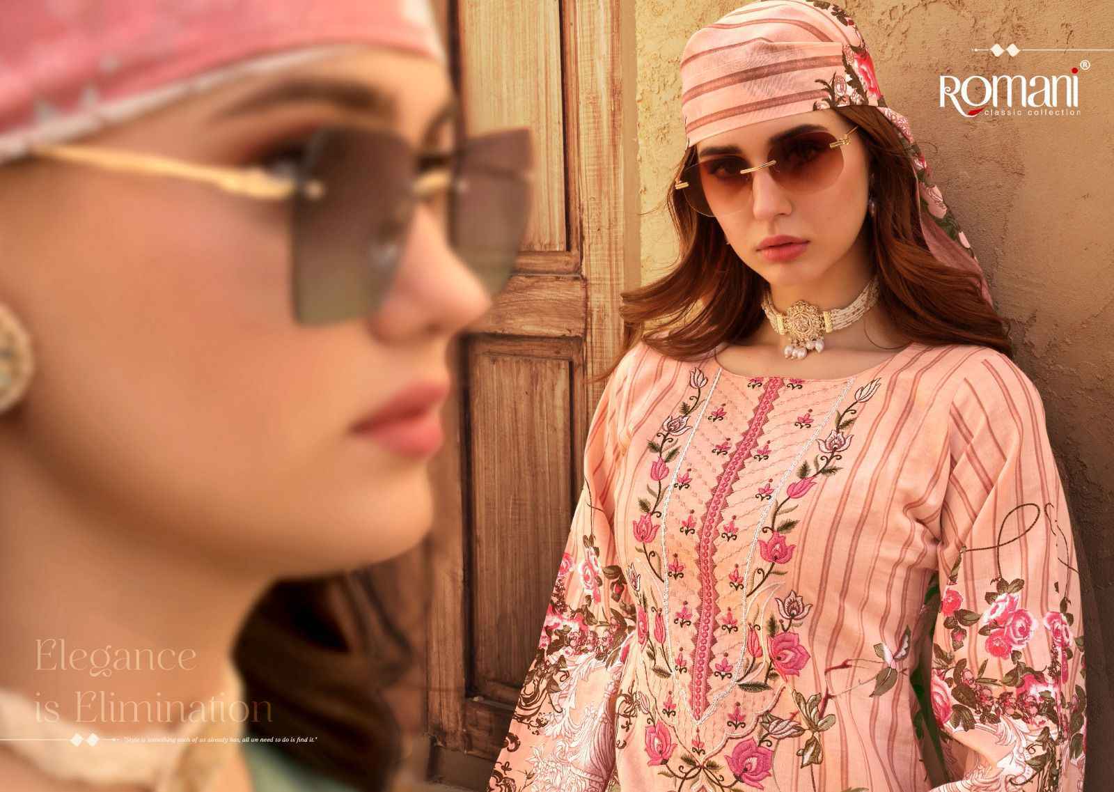 Romani Aarzu Vol 9 Cotton Dress Material 8 pcs Catalogue
