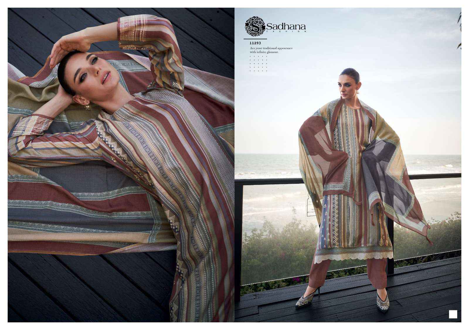 Sadhna Fashion Erika Musline Silk Dress Material 6 pcs Catalogue