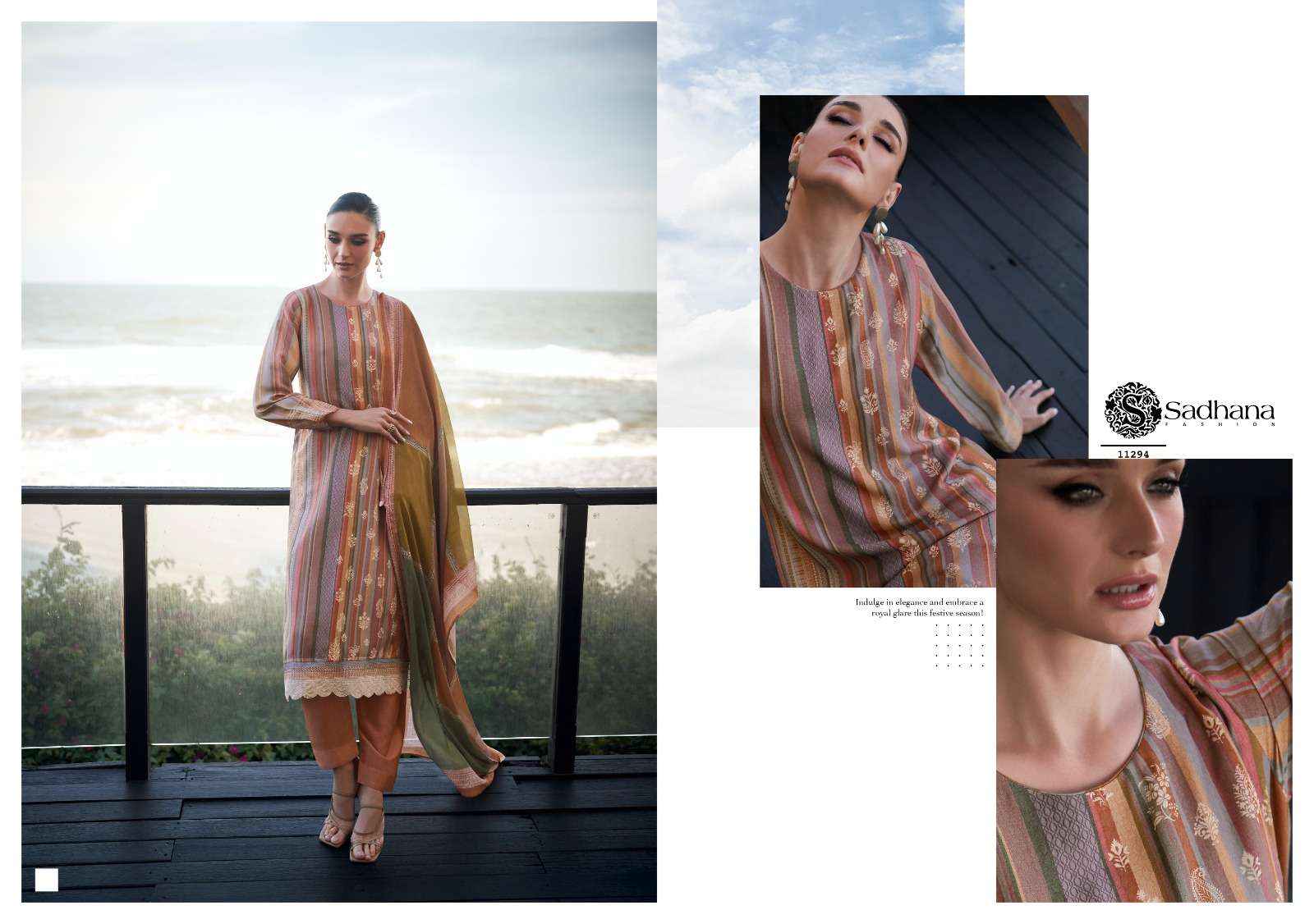 Sadhna Fashion Erika Musline Silk Dress Material 6 pcs Catalogue