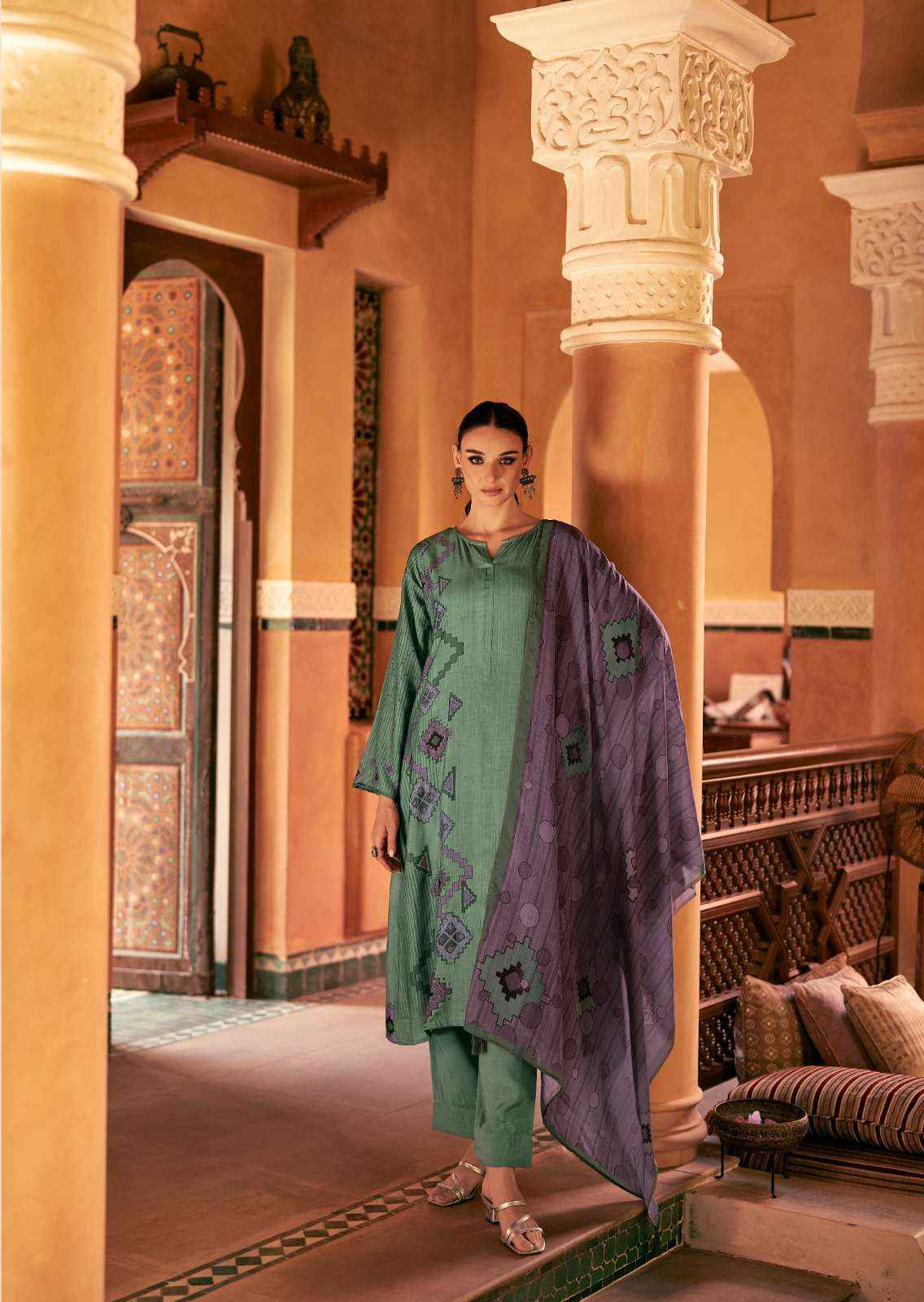 Sadhna Fashion Hayat Musline Silk Dress Material 6 pcs Catalogue