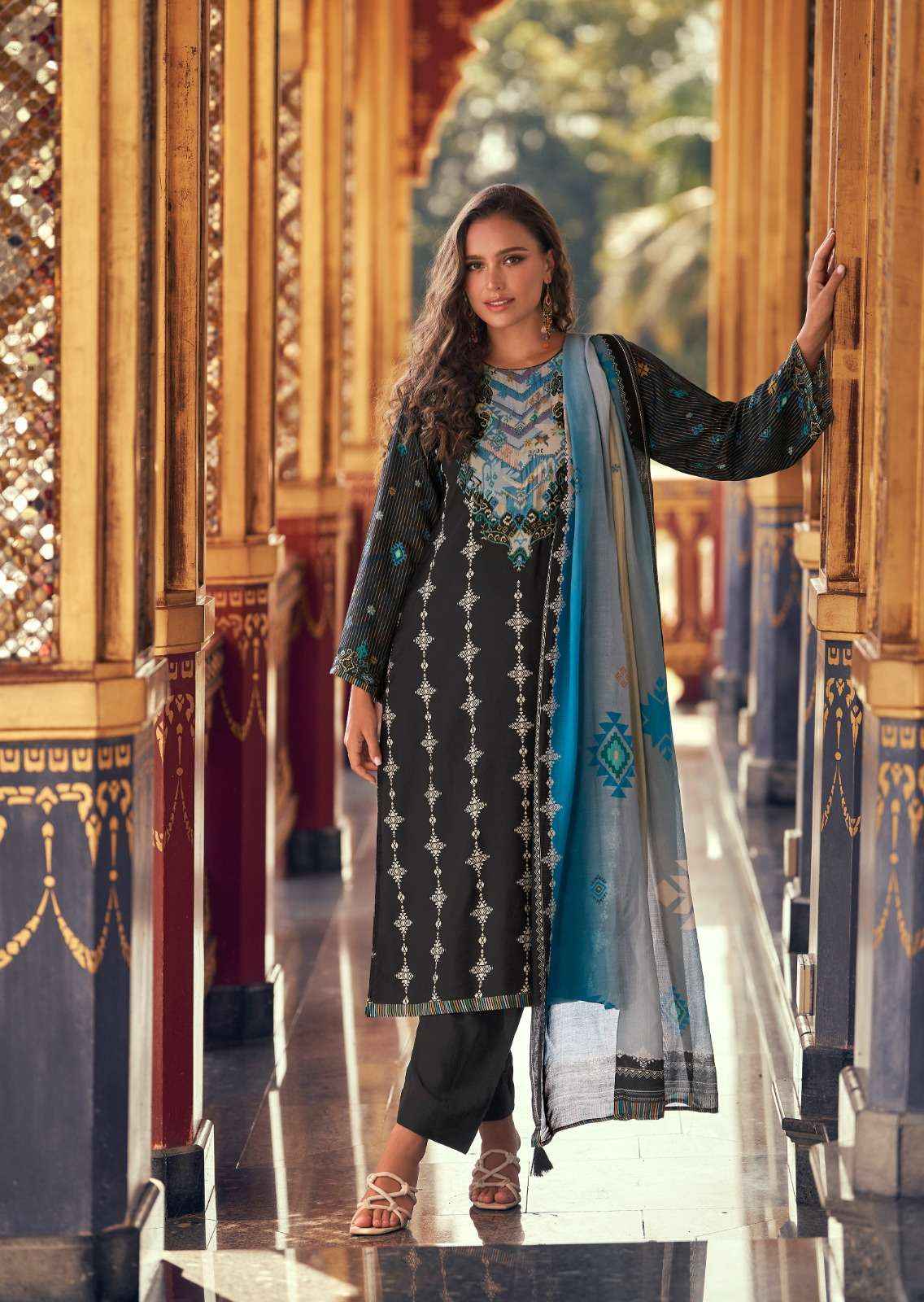Sadhna Fashion Himani Musline Silk Dress Material 6 pcs Catalogue