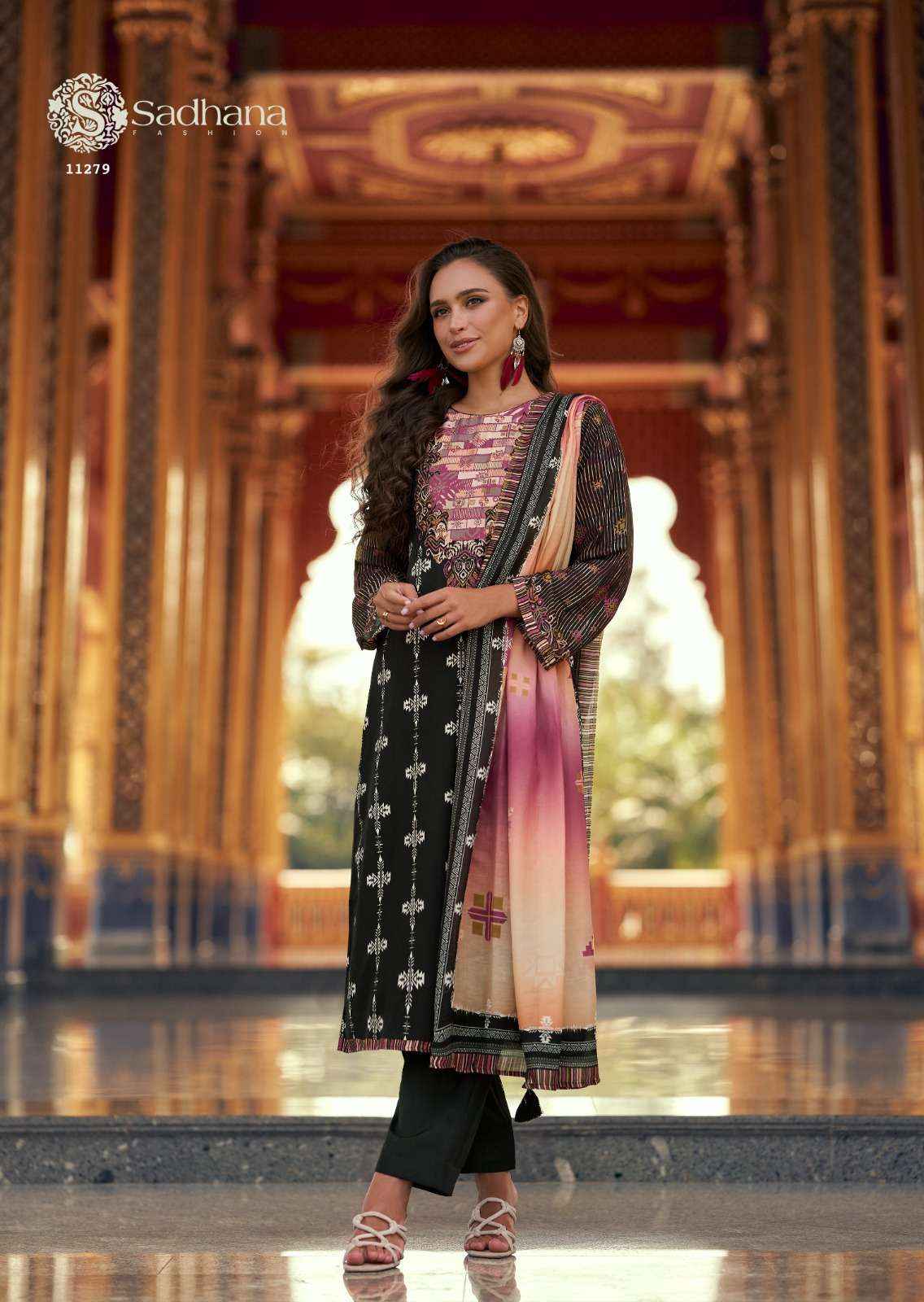 Sadhna Fashion Himani Musline Silk Dress Material 6 pcs Catalogue