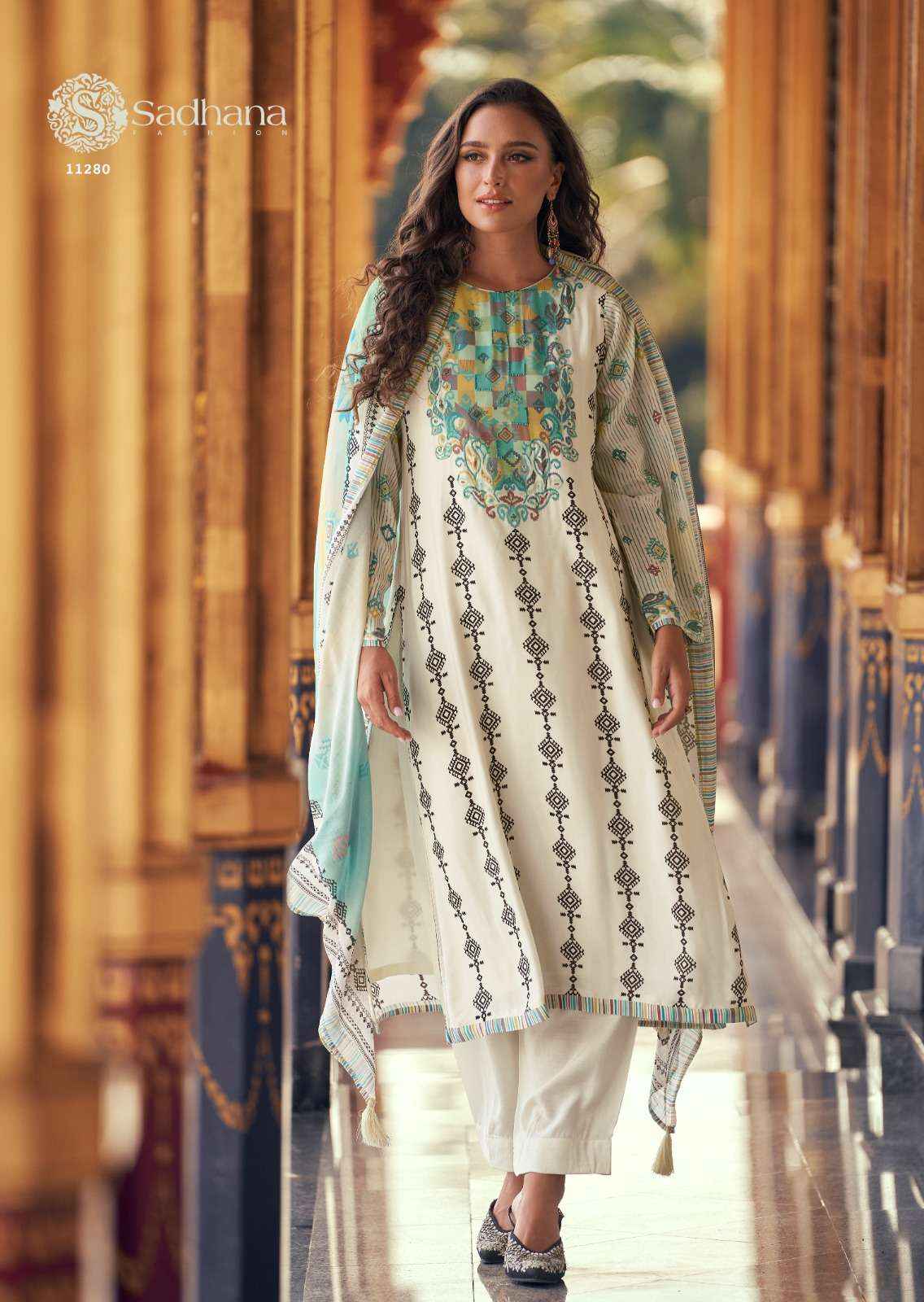 Sadhna Fashion Himani Musline Silk Dress Material 6 pcs Catalogue