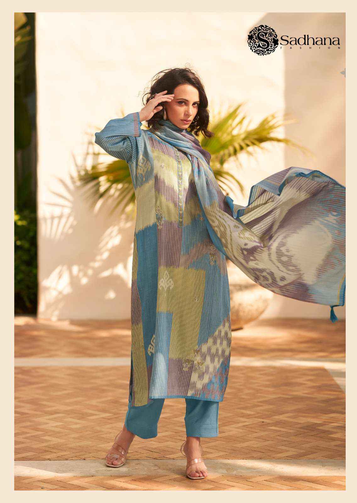 Sadhna Fashion Valencia Jam Cotton Dress Maerial 6 pcs Catalogue