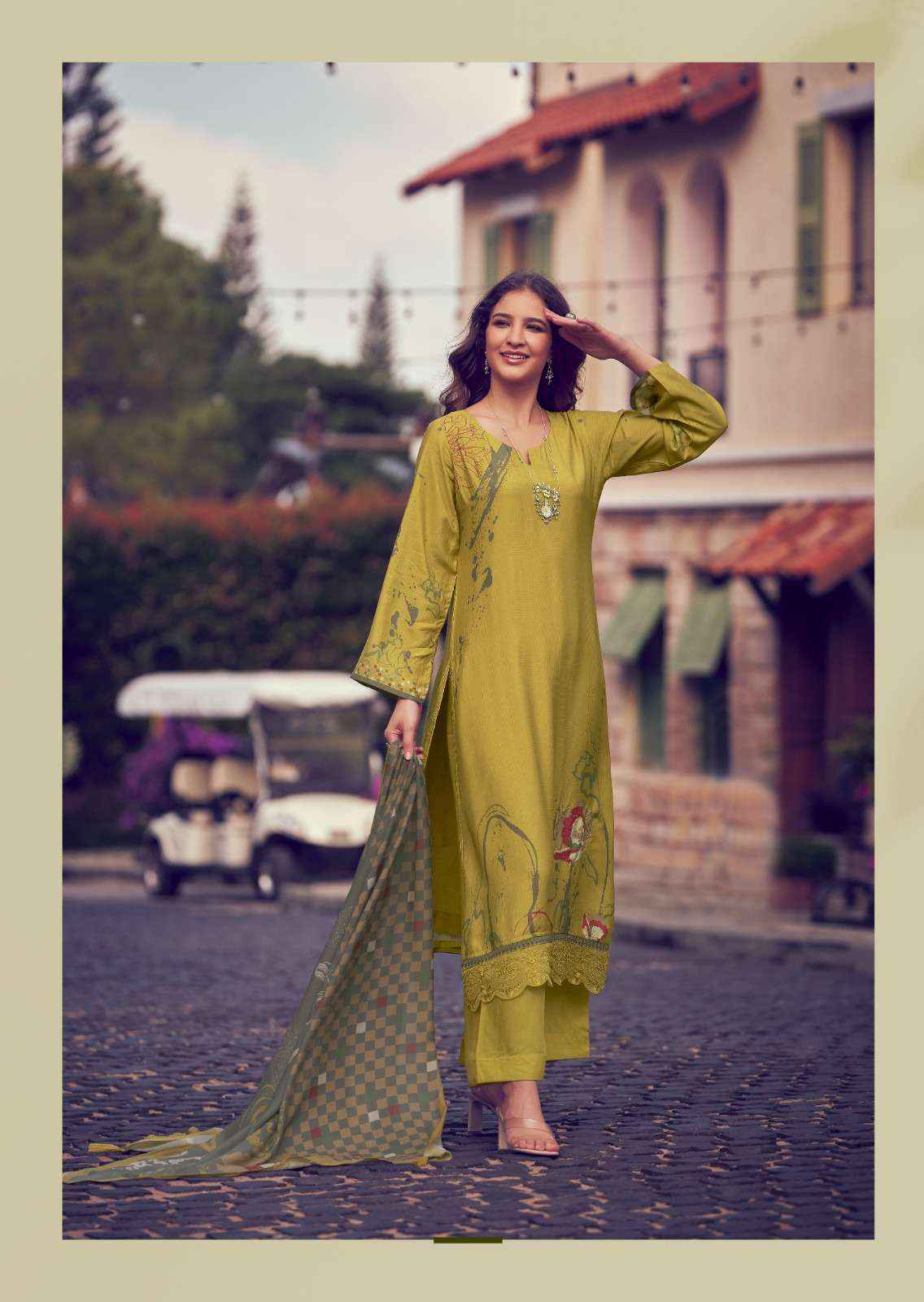 Sadhna Fashion Zariya Musline Silk Dress Material 6 pcs Catalogue