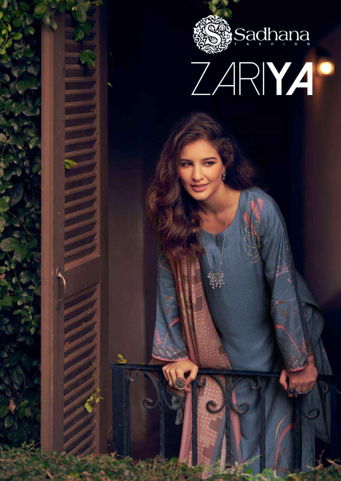Sadhna Fashion Zariya Musline Silk Dress Material 6 pcs Catalogue
