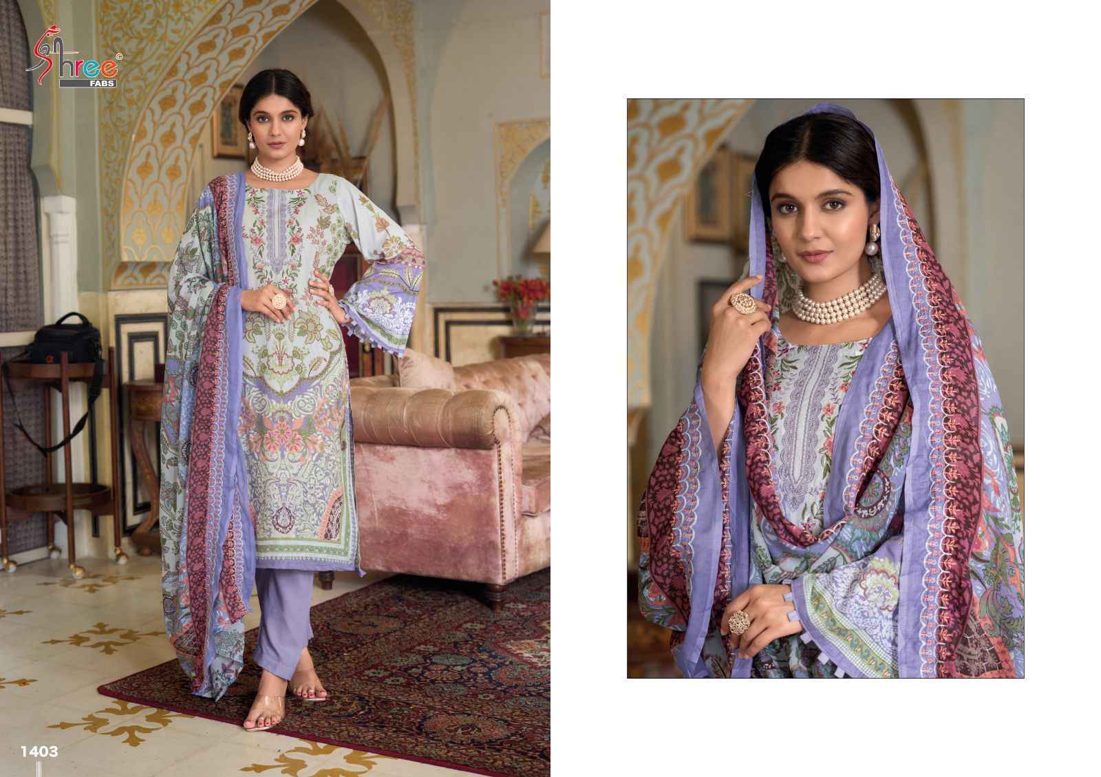 Shree Fabs Gujarish Vol 14 Nx Cotton Dress Material 4 pcs Catalogue