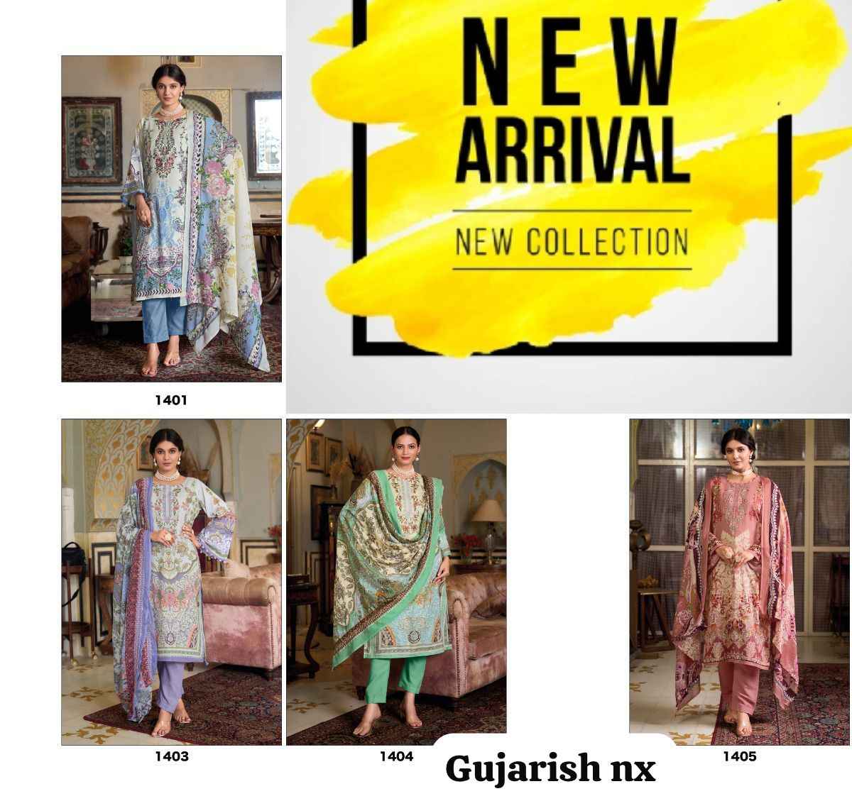 Shree Fabs Gujarish Vol 14 Nx Cotton Dress Material 4 pcs Catalogue