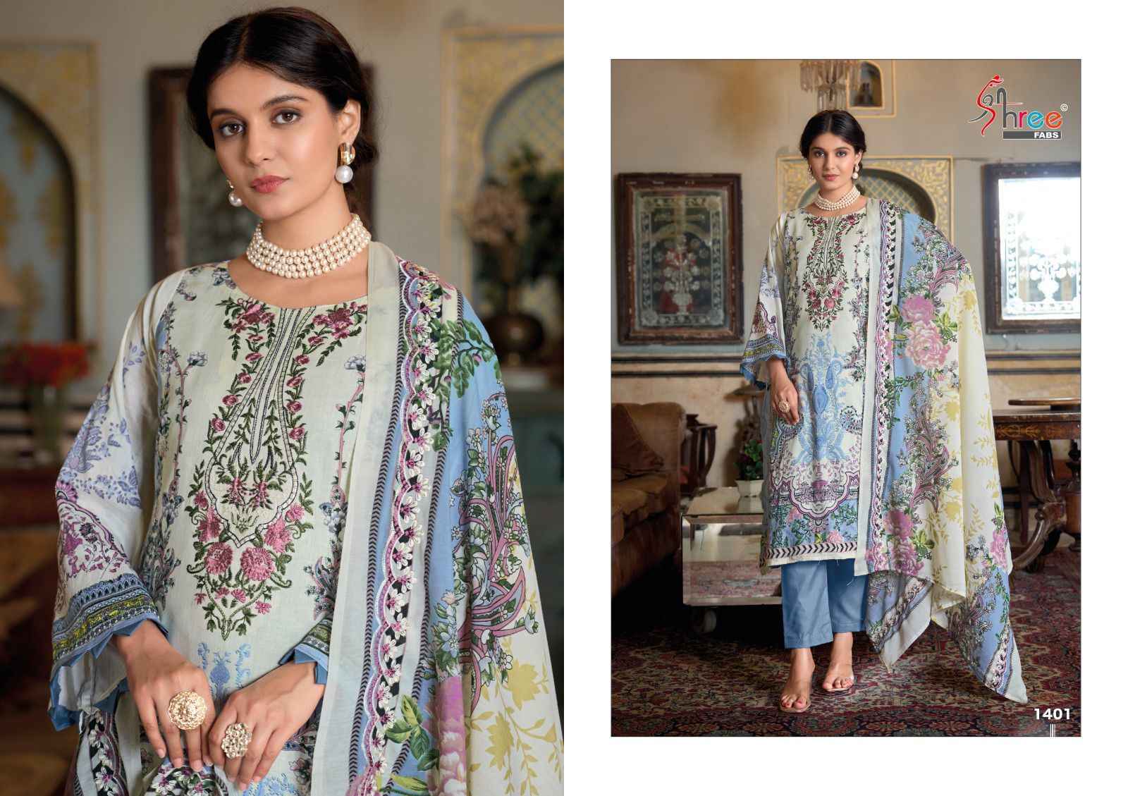 Shree Fabs Gujarish Vol 14 Nx Cotton Dress Material 4 pcs Catalogue